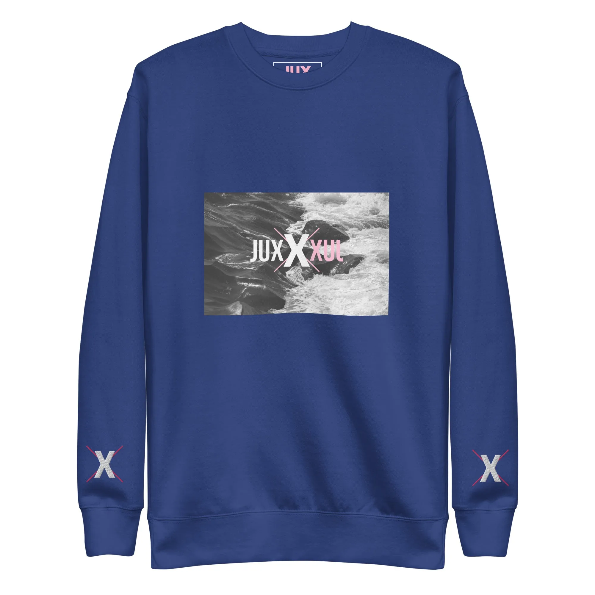 Unisex Premium Sweatshirt with Embroidered Cuffs
