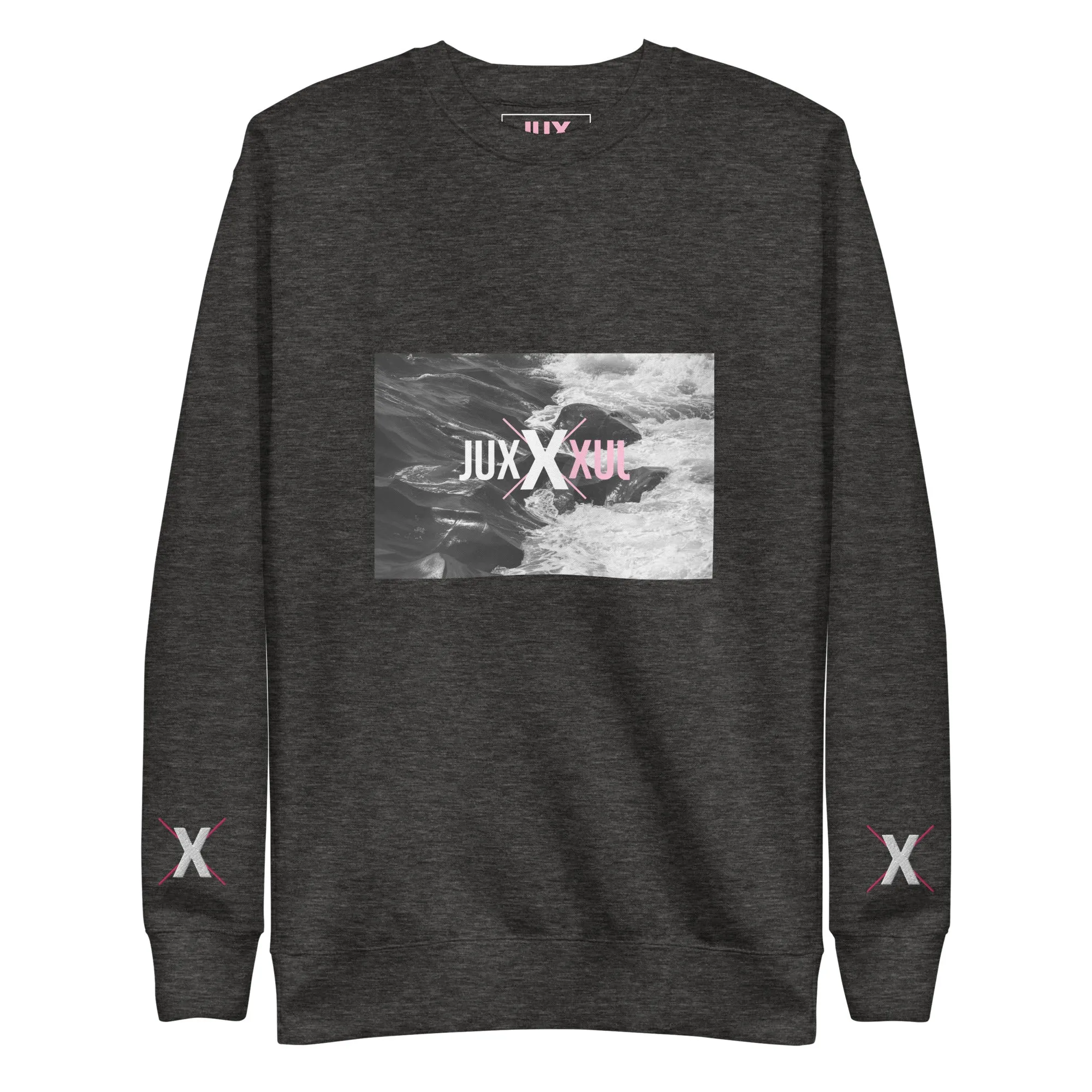 Unisex Premium Sweatshirt with Embroidered Cuffs