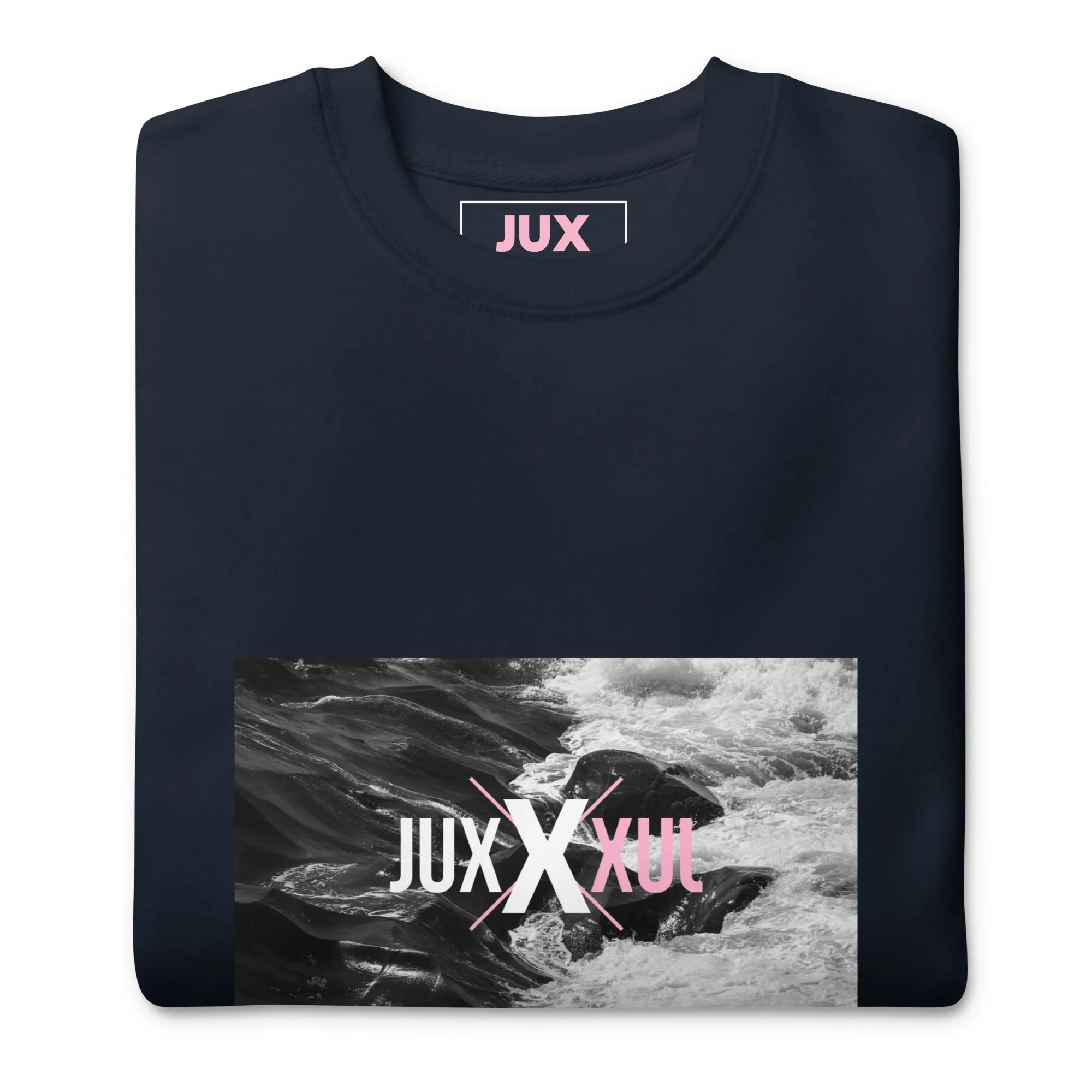 Unisex Premium Sweatshirt with Embroidered Cuffs