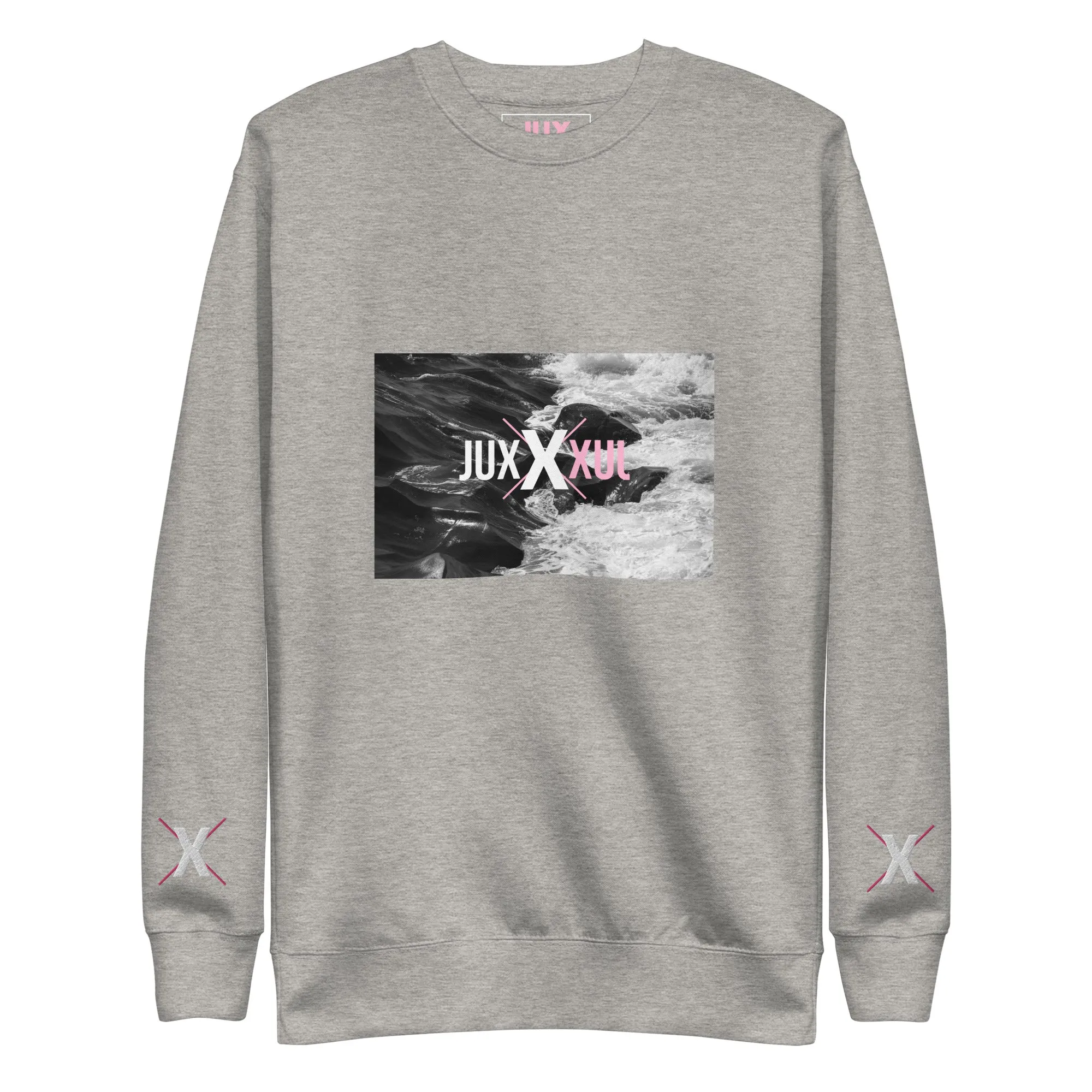 Unisex Premium Sweatshirt with Embroidered Cuffs