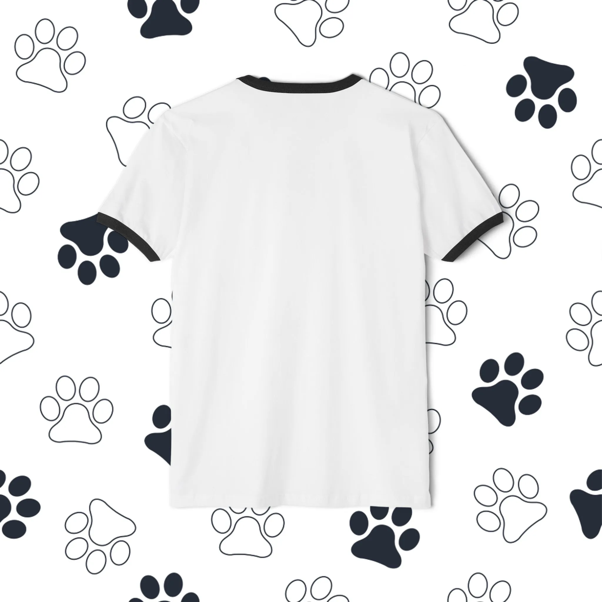 Unisex SCBC "A Few Words" Ringer T-Shirt. Shirt, Branded, Streetwear, Unisex, Cat T-Shirt, Cat, Cat Mom, Cat Dad, Cat Adoption, Cat Lover