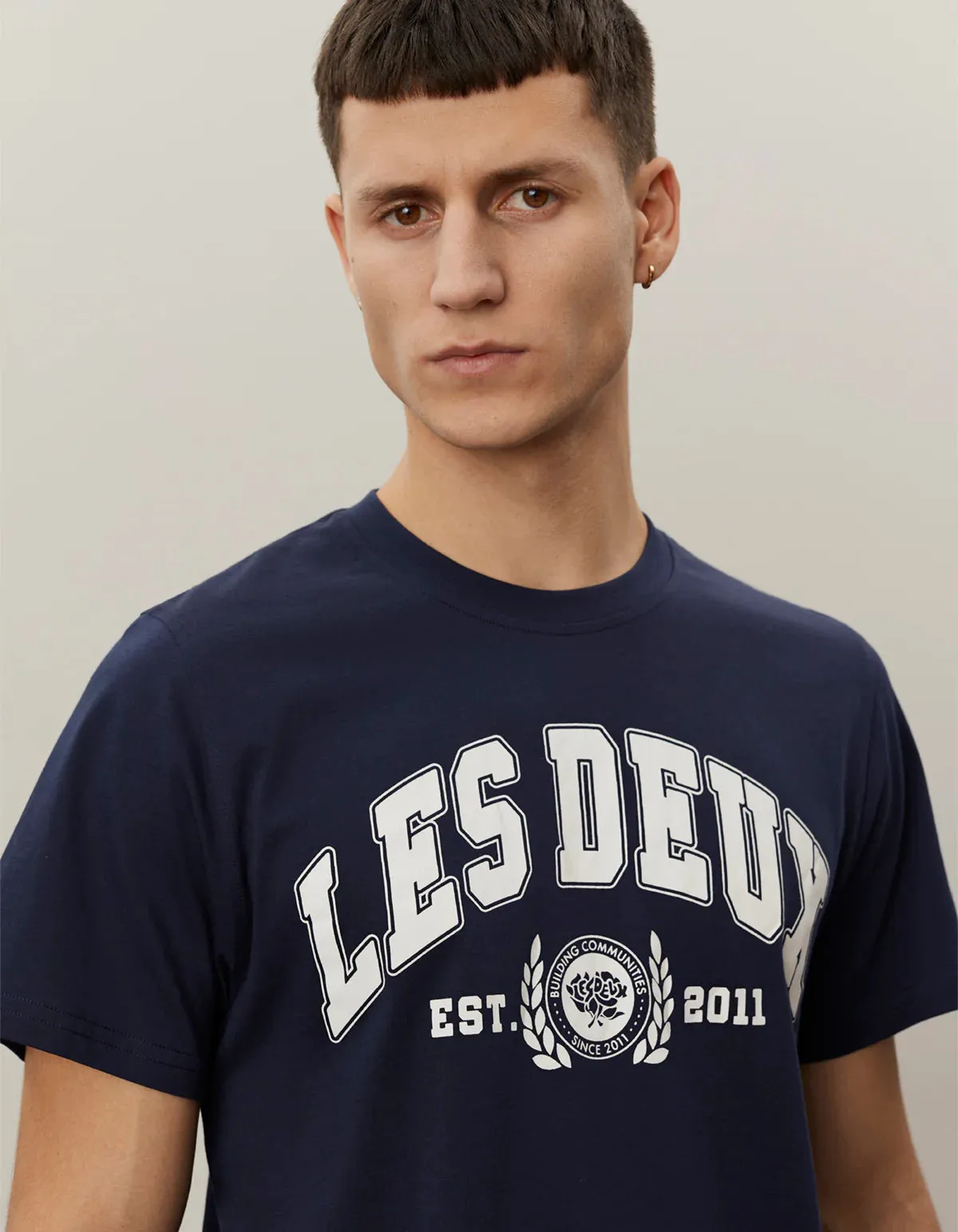 University T-Shirt  Dark Navy/Light Ivory