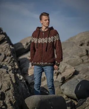 Urdan zip-up Hoodies Cardigan  - Knitting Kit