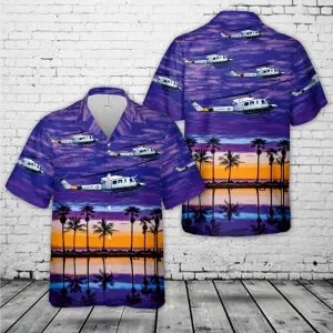 US Air Force Bell UH-1N Iroquois (212) Hawaiian Shirt
