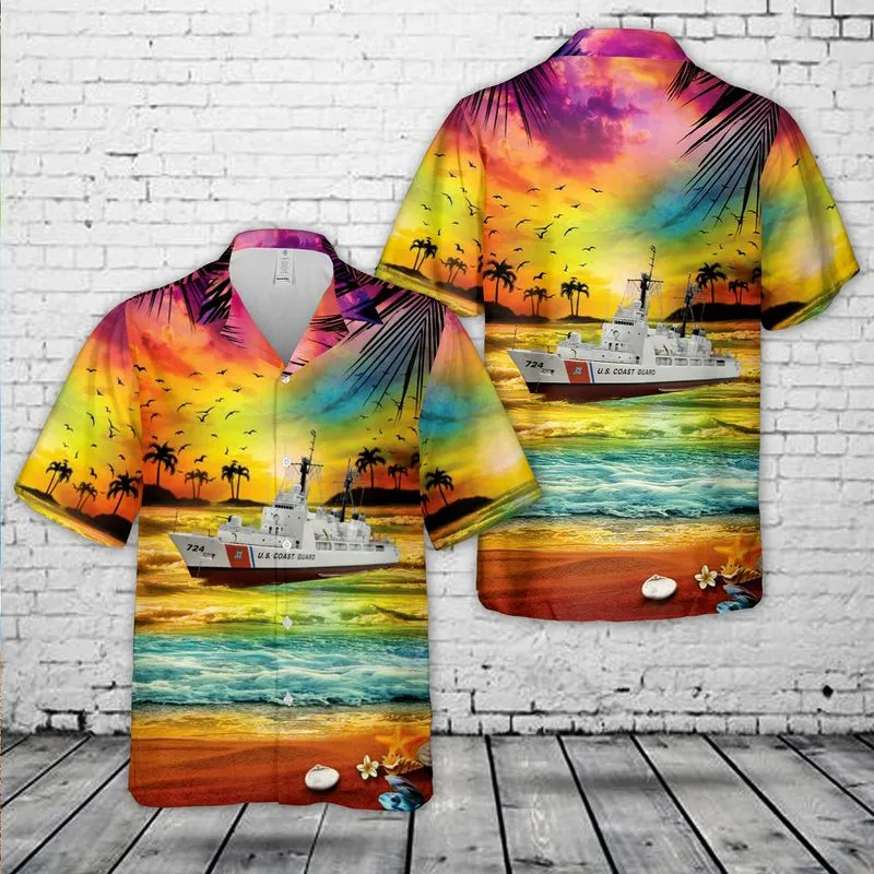 US Coast Guard USCGC Douglas Munro (WHEC-724) Hamilton-class cutter Hawaiian Shirt