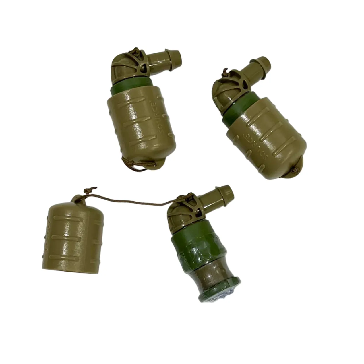 US Military Push-Pull Valve Hydration Bladder Valve Storm 3 Pack