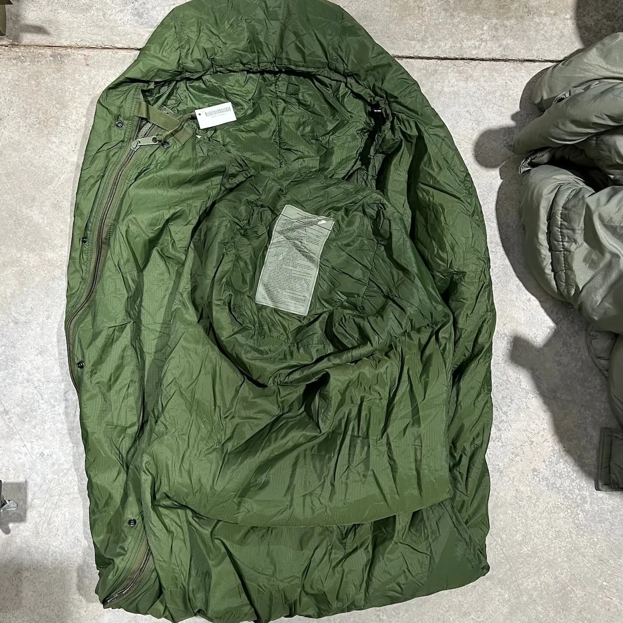 US Military Sleeping Bag GI Patrol Style In Olive Green