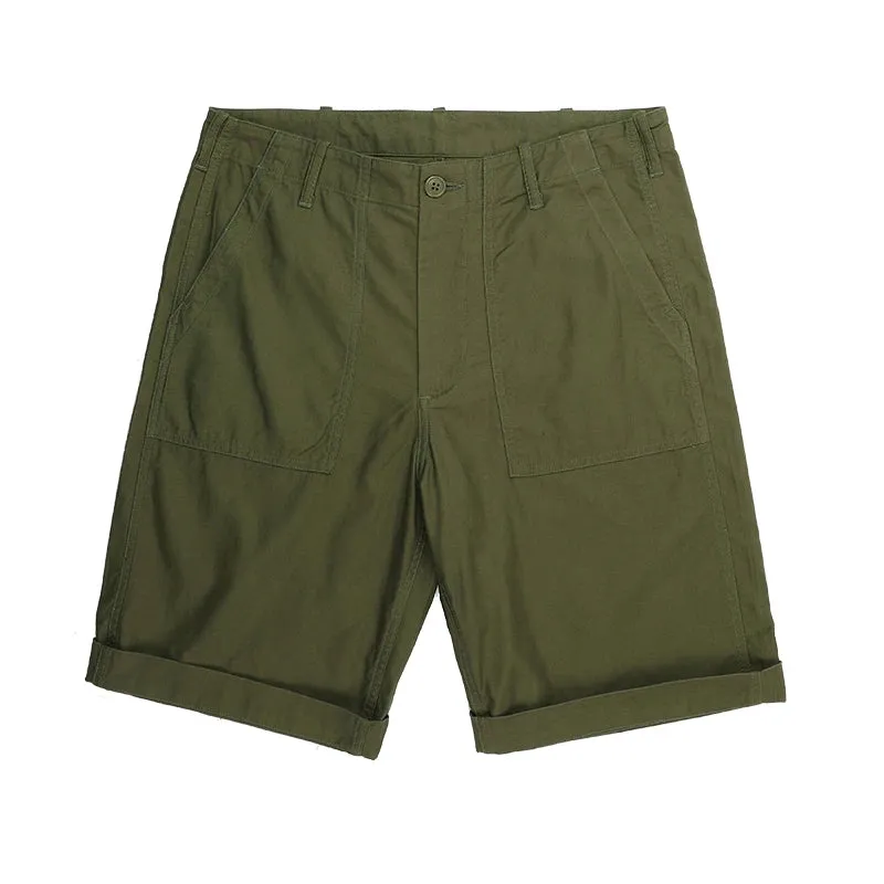 USMC P-41 Shorts Men Military Slubby Cotton Green Utility Work Pants