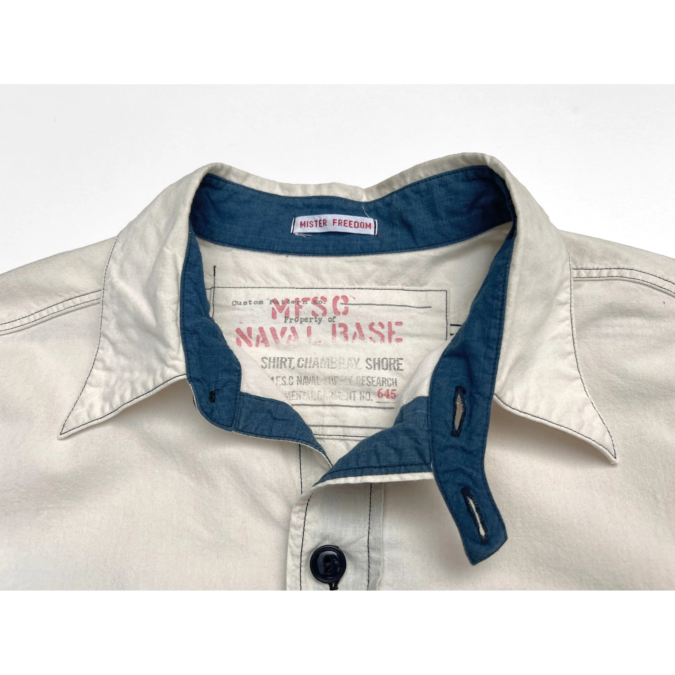 Utility Chambray - White - Warehouse