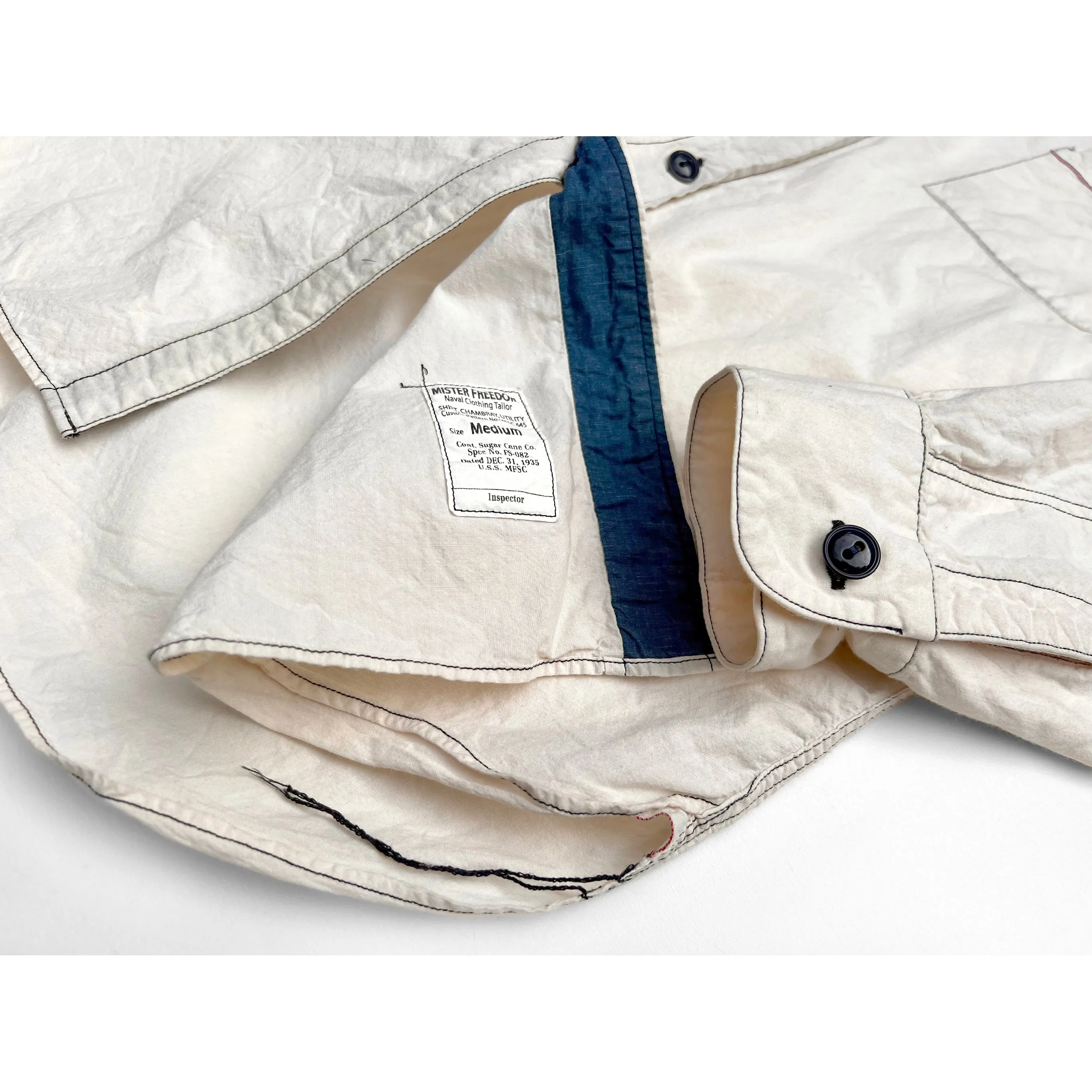 Utility Chambray - White - Warehouse