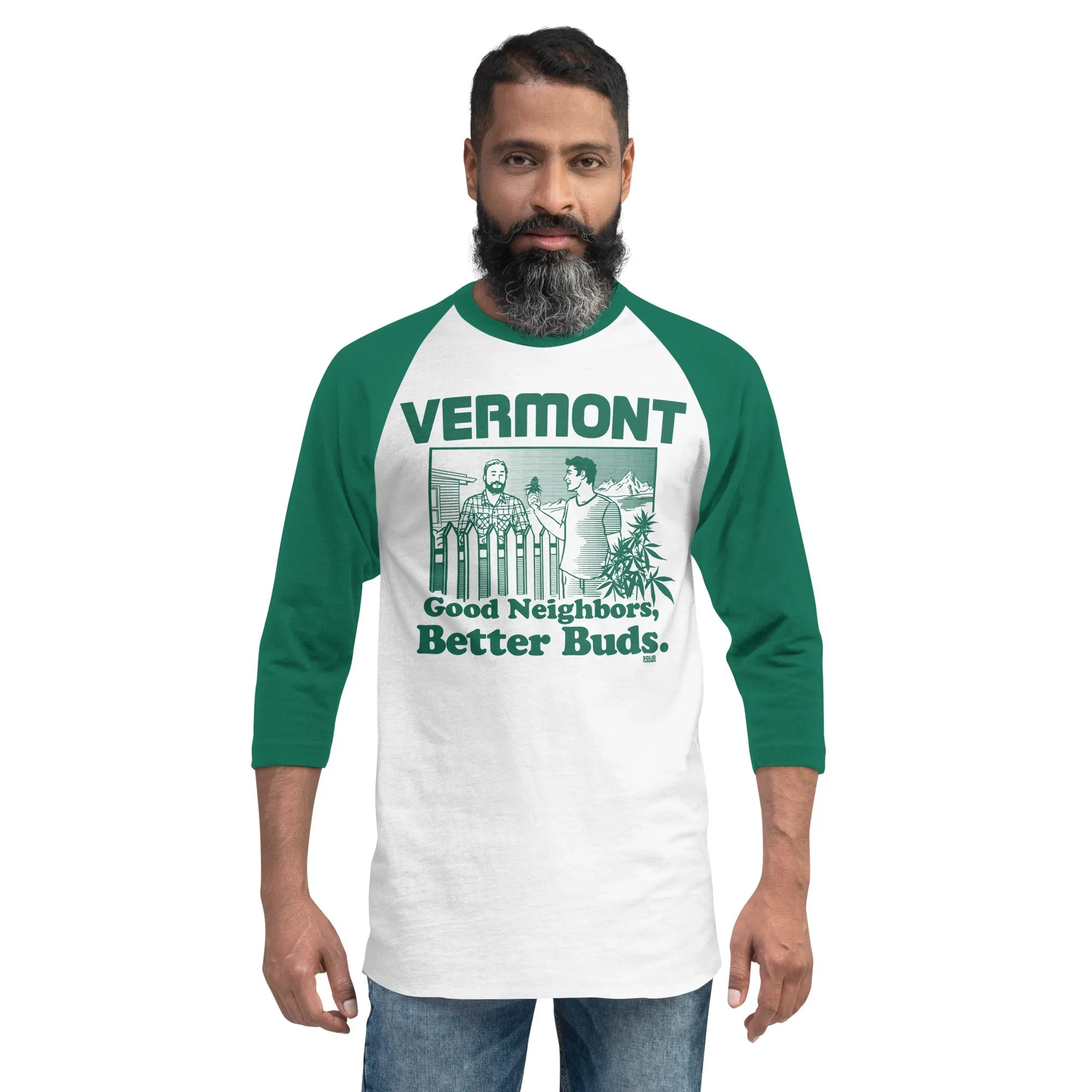 Vermont Better Buds 3/4 Sleeve Baseball Tee