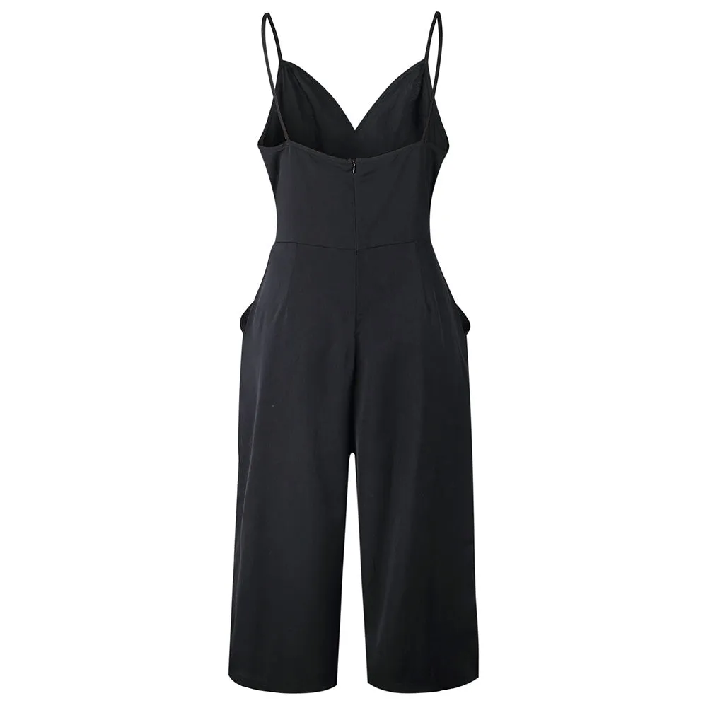 Veronica V-neck Wide Leg Jumpsuit