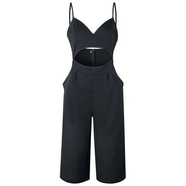 Veronica V-neck Wide Leg Jumpsuit