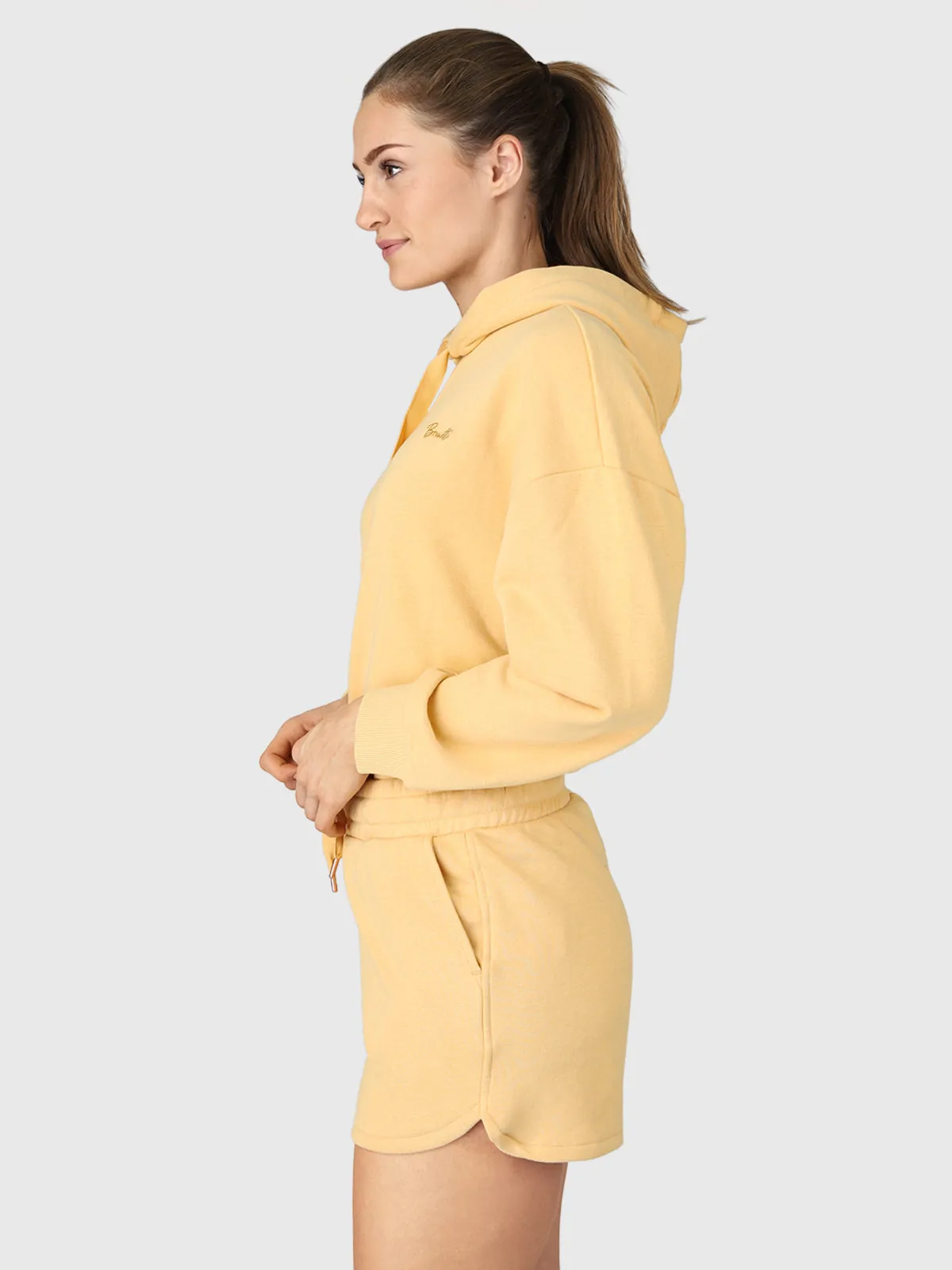 Veronica Women Sweat Shorts | Yellow