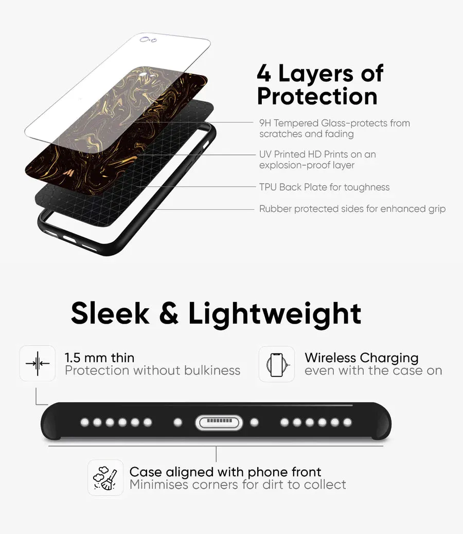 Vibin' Pop Culture Glass Phone Case Cover