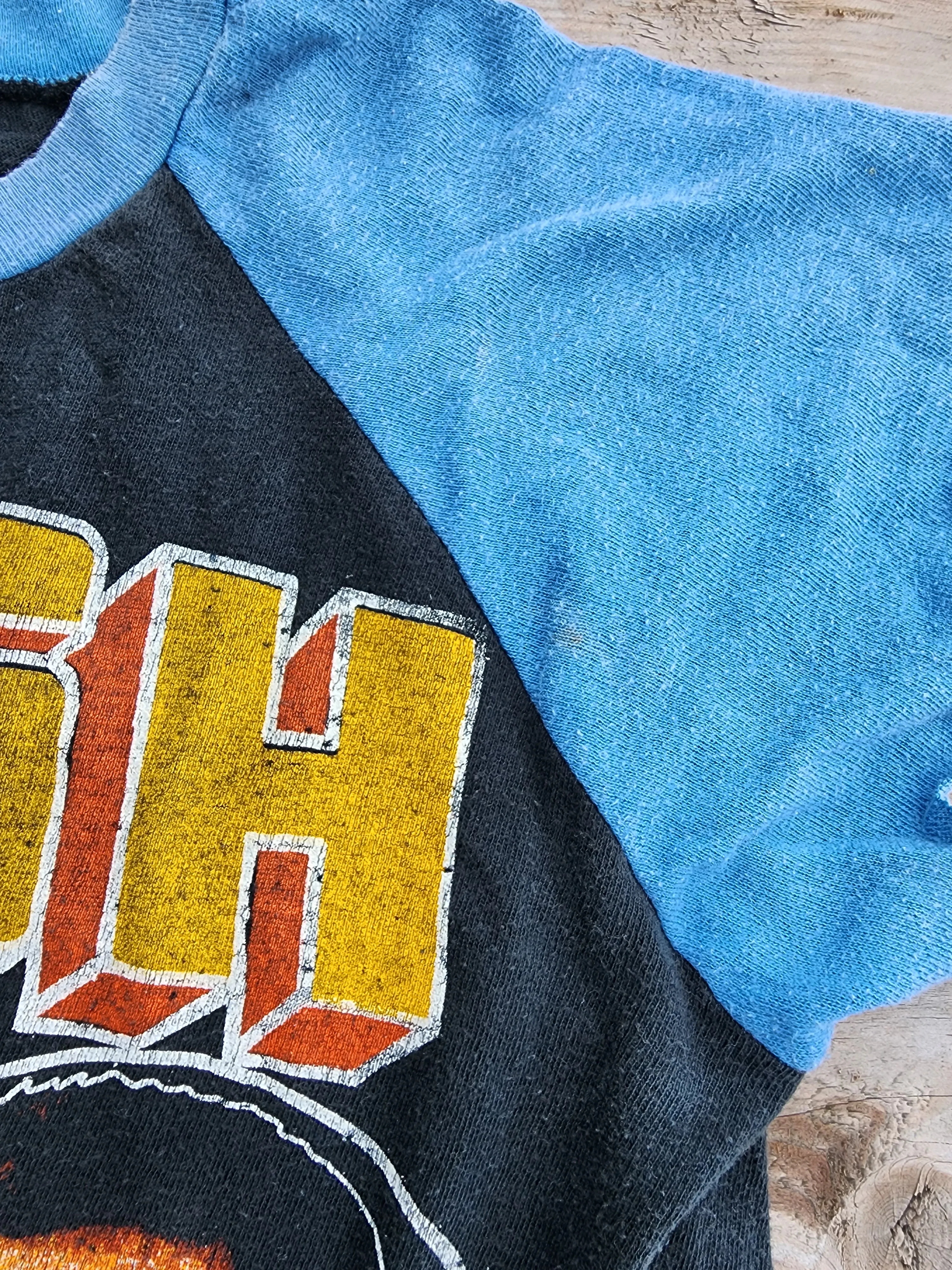 Vintage 1980's Rush, Live in Concert '84, Signals, Parking Lot Cut Off Shirt (Men's Small)