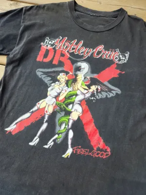 Vintage 1986 Motley Crue Dr. Feel Good Tour T-shirt (Men's Medium/Large)