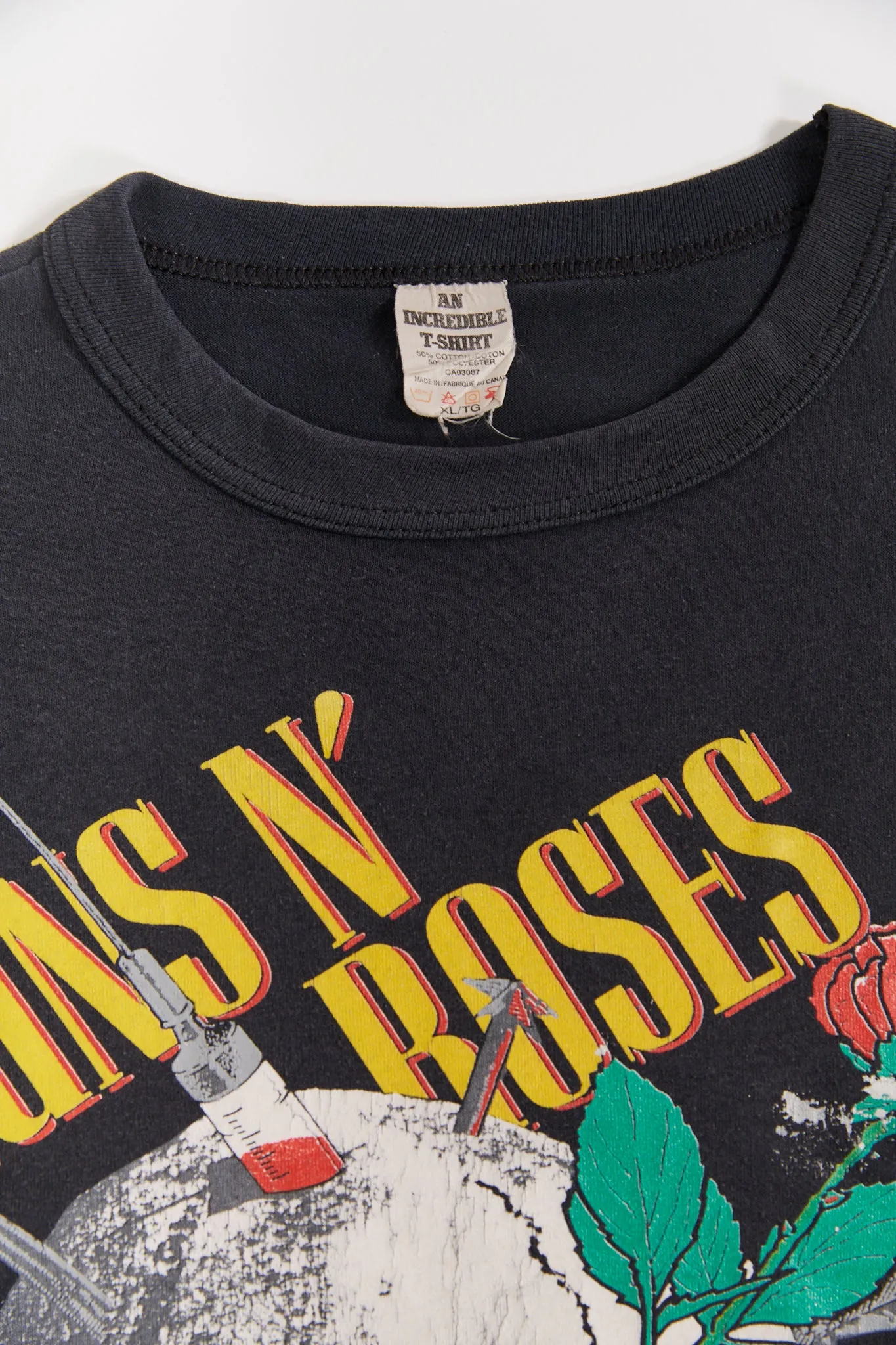 Vintage 1988 Guns N' Roses Appetite For Destruction T-shirt (Men's Large)