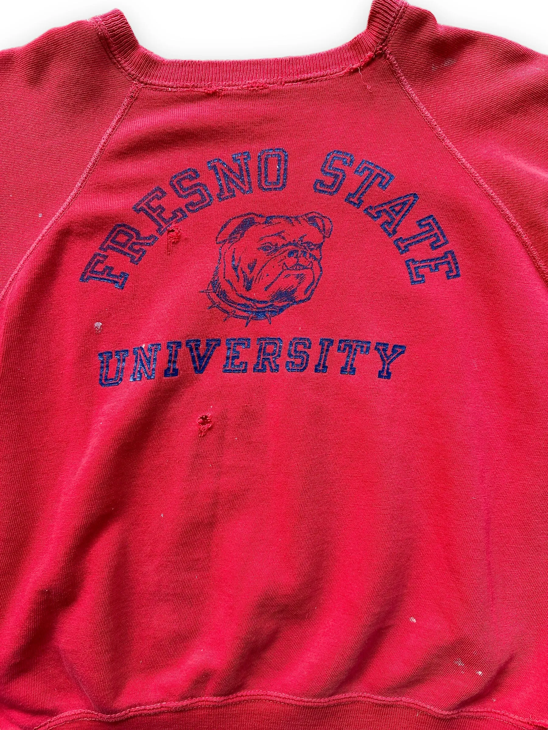 Vintage 70s Fresno State Champion Short Sleeve Crewneck SZ L | Vintage Crewneck Sweatshirts Seattle | Barn Owl Vintage Seattle