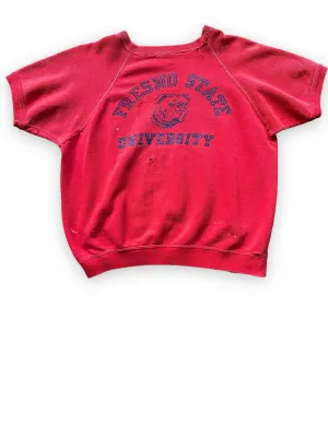 Vintage 70s Fresno State Champion Short Sleeve Crewneck SZ L | Vintage Crewneck Sweatshirts Seattle | Barn Owl Vintage Seattle