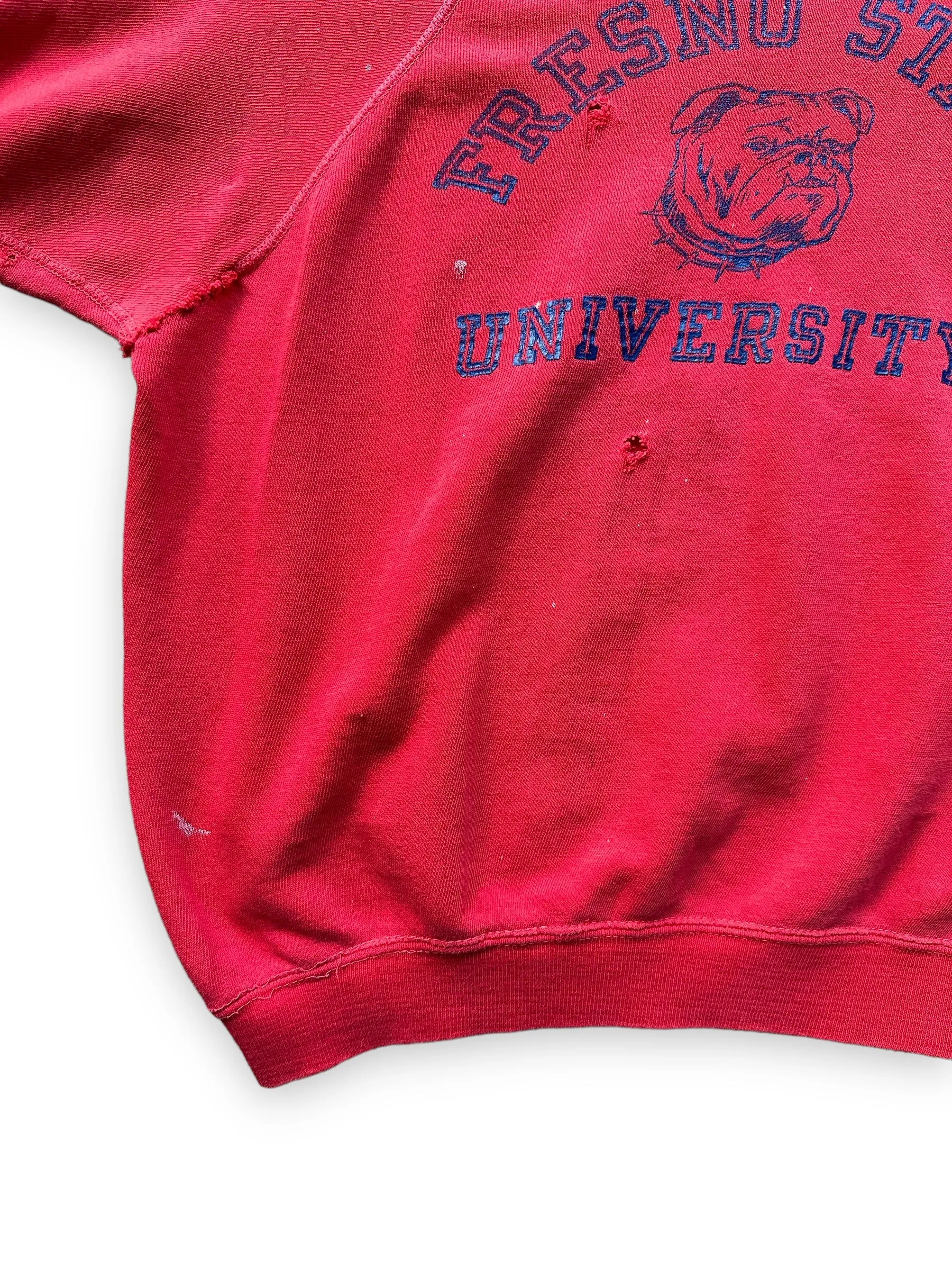 Vintage 70s Fresno State Champion Short Sleeve Crewneck SZ L | Vintage Crewneck Sweatshirts Seattle | Barn Owl Vintage Seattle