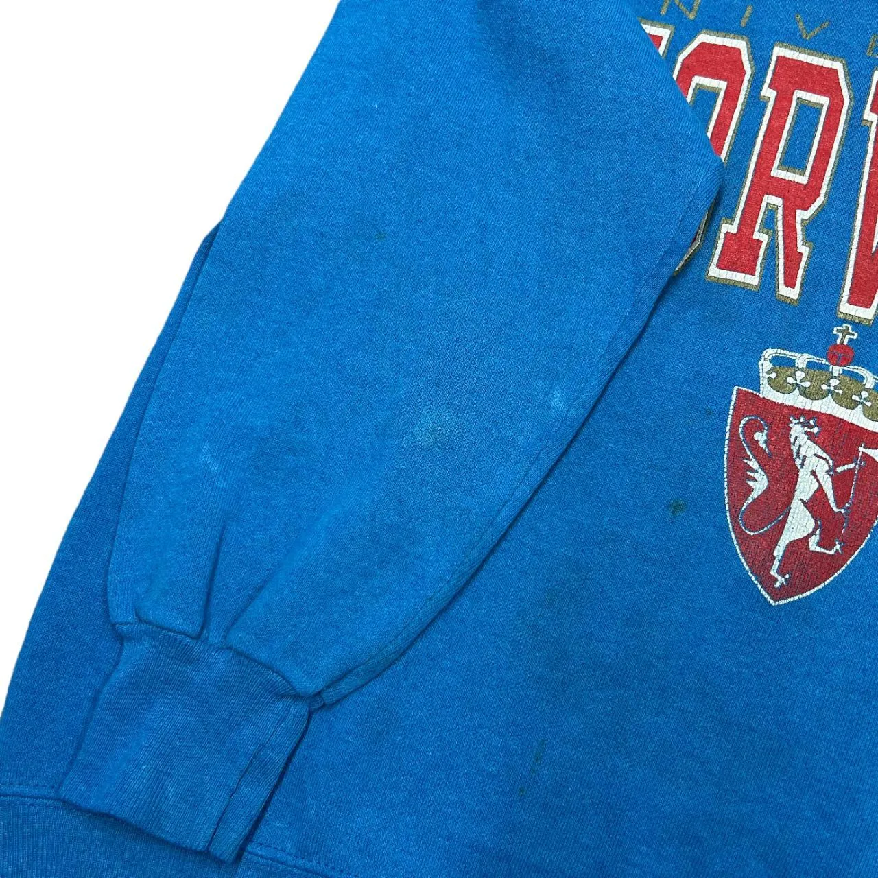 Vintage 90's LEE Made In USA "UNIVERSITY NORWAY" College Spellout Graphic Crewneck Sweatshirt