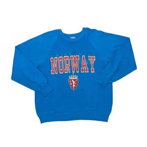 Vintage 90's LEE Made In USA "UNIVERSITY NORWAY" College Spellout Graphic Crewneck Sweatshirt