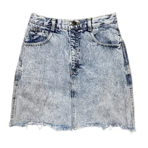 VINTAGE ACID WASH DENIM SKIRT