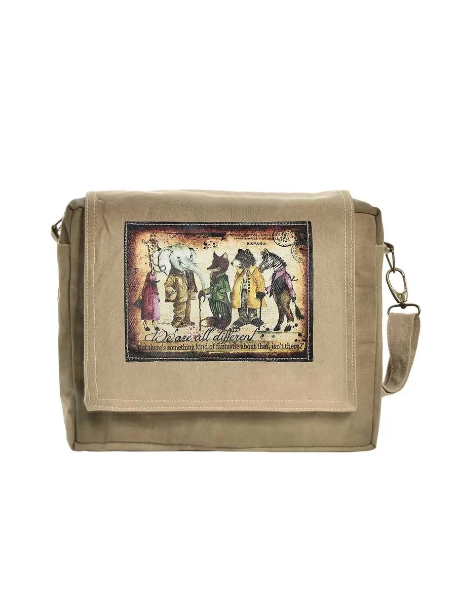 Vintage Addiction - We Are All Different Tent Crossbody