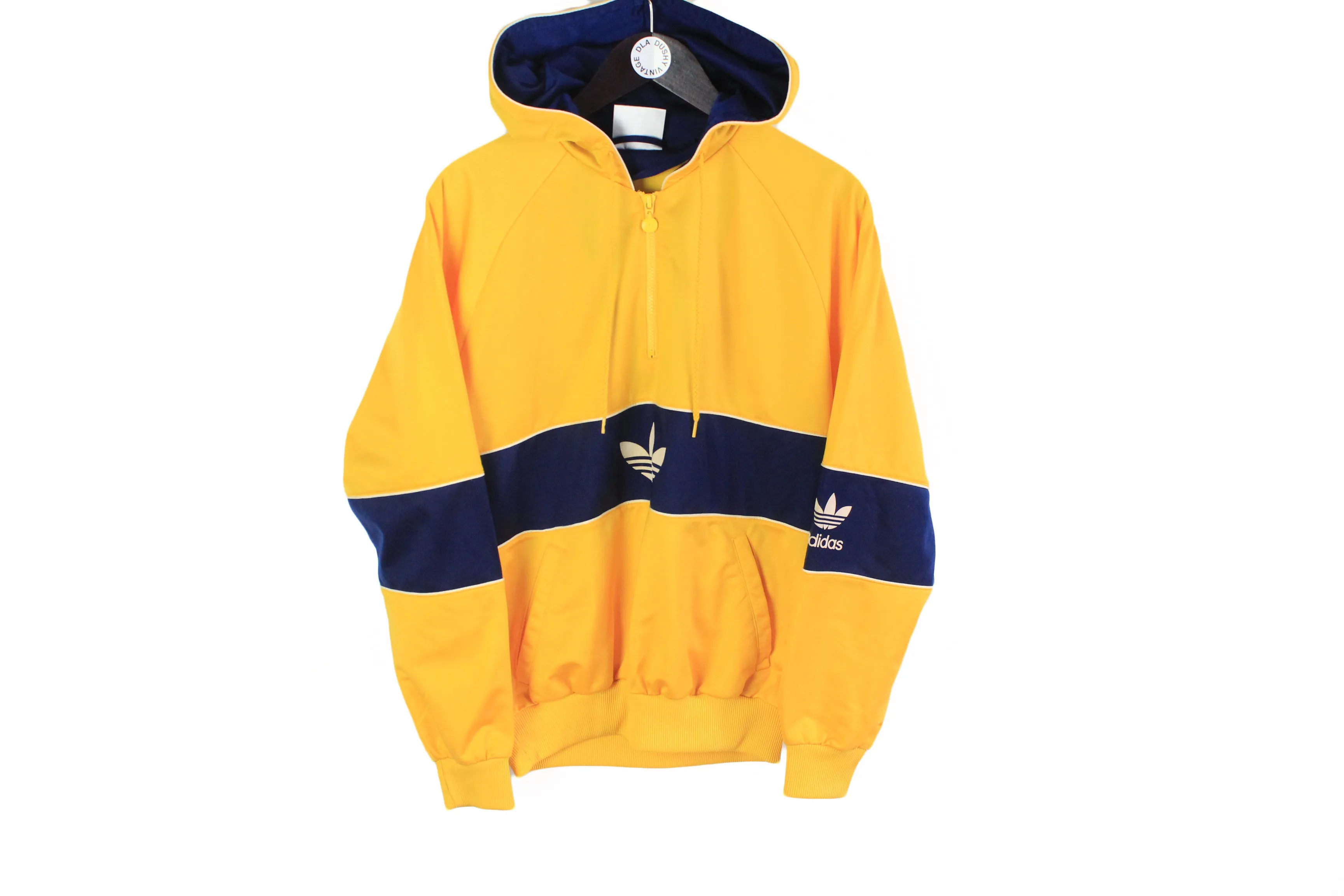 Vintage Adidas Hoodie 1/4 Zip Small / Medium