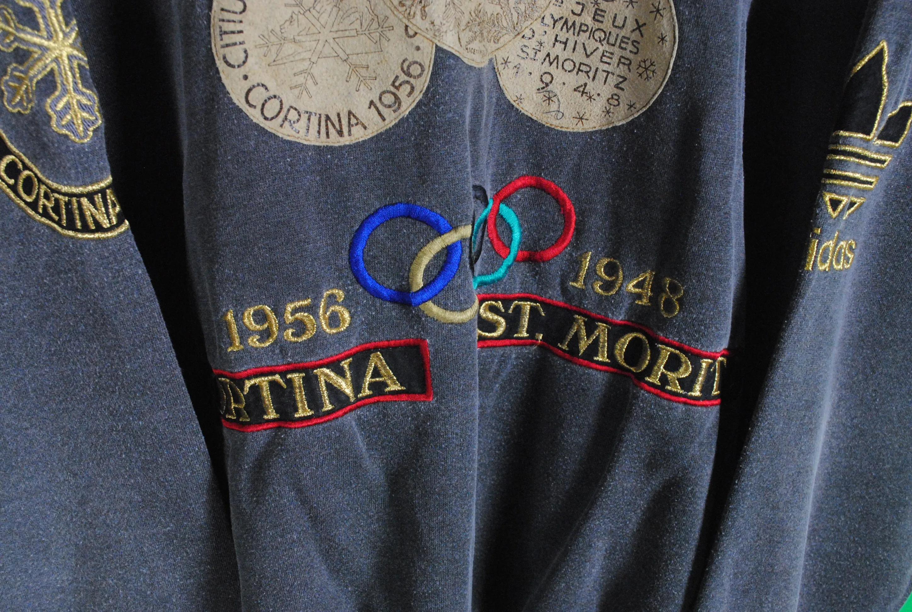 Vintage Adidas Olympic Games Grenoble Sweatshirt Large / XLarge