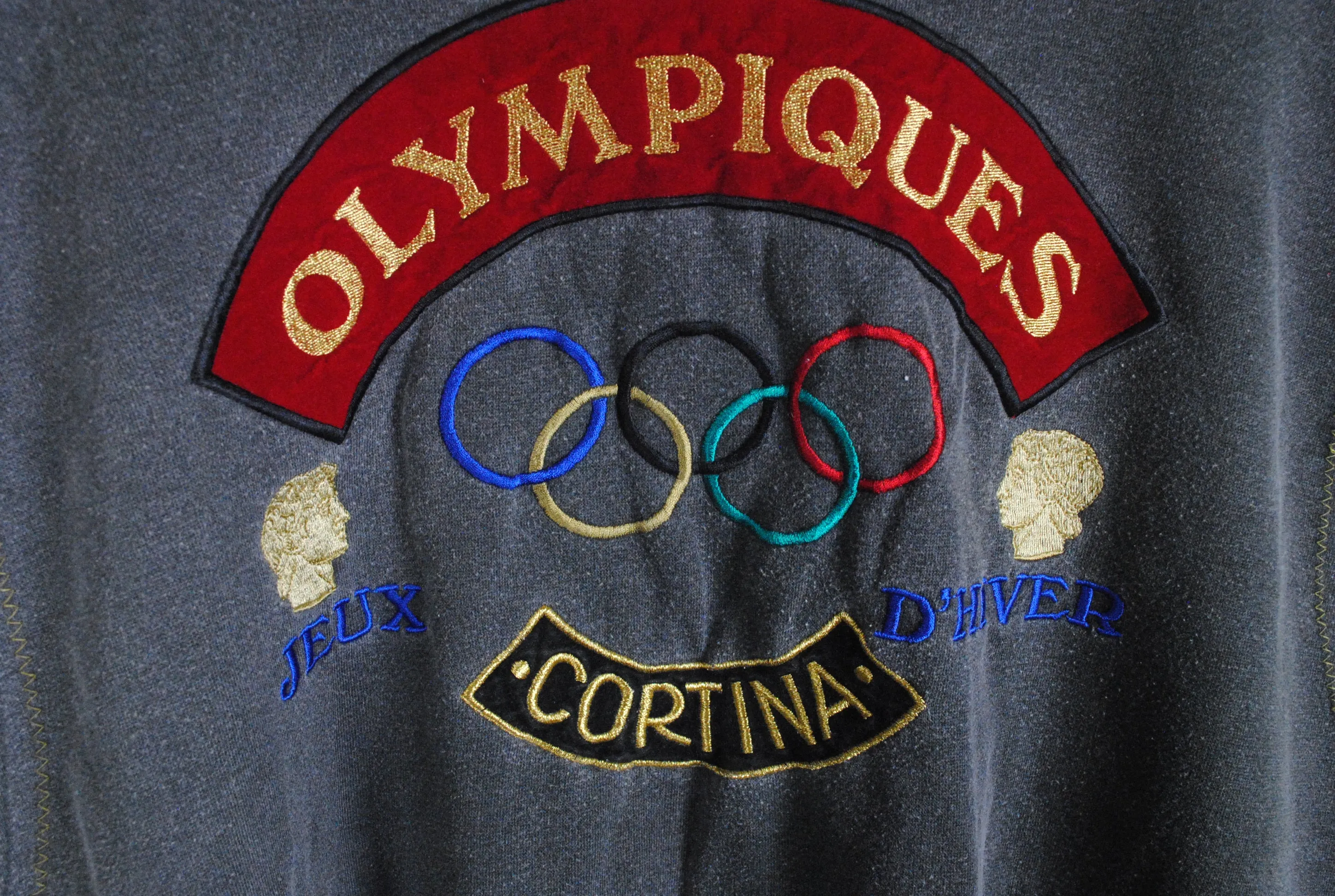 Vintage Adidas Olympic Games Grenoble Sweatshirt Large / XLarge