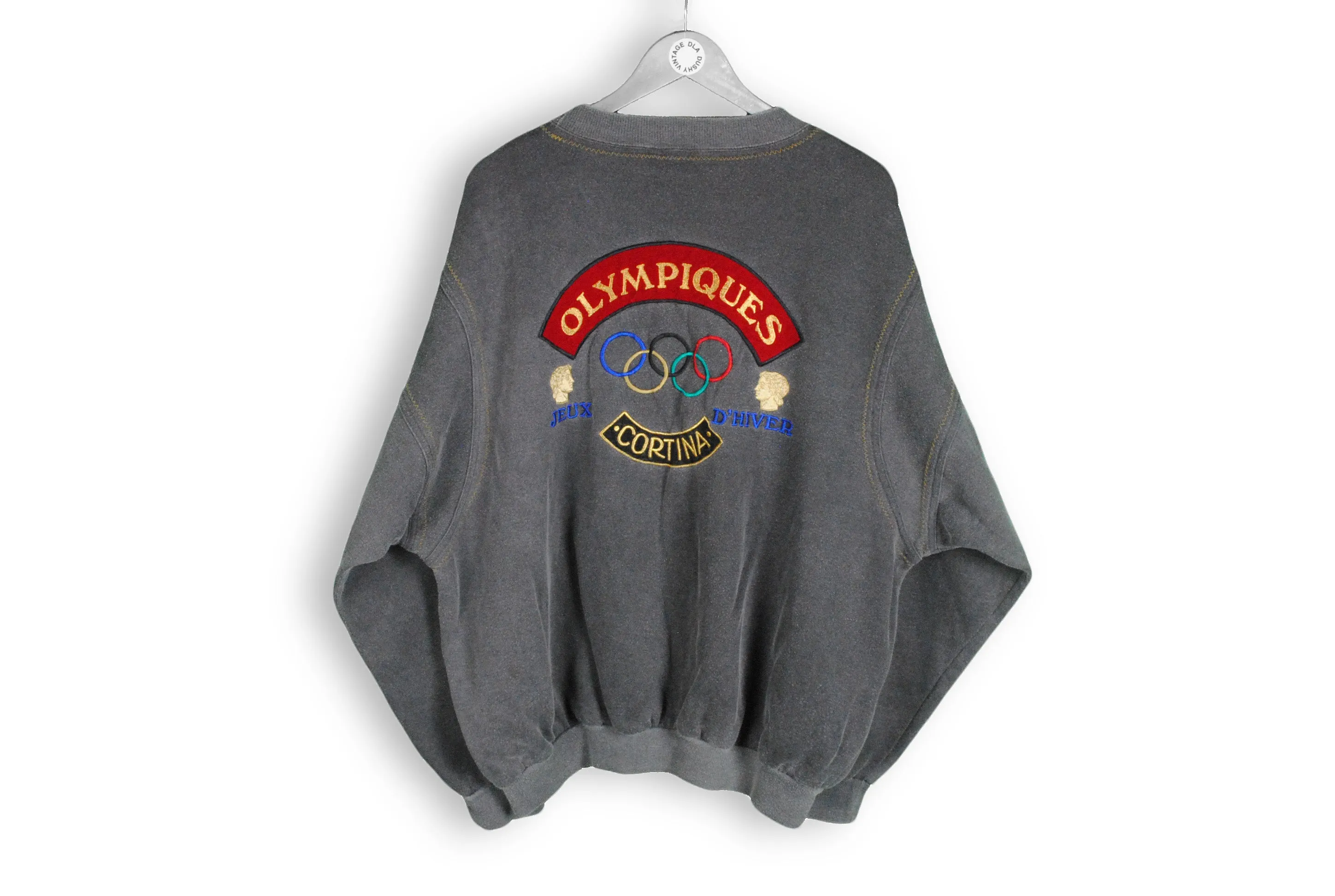 Vintage Adidas Olympic Games Grenoble Sweatshirt Large / XLarge