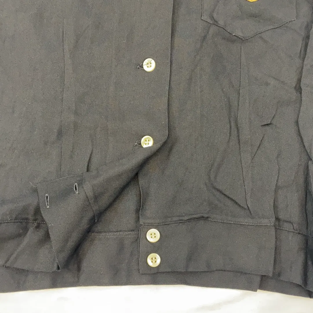 Vintage Bowling Black T 1950s-1960s