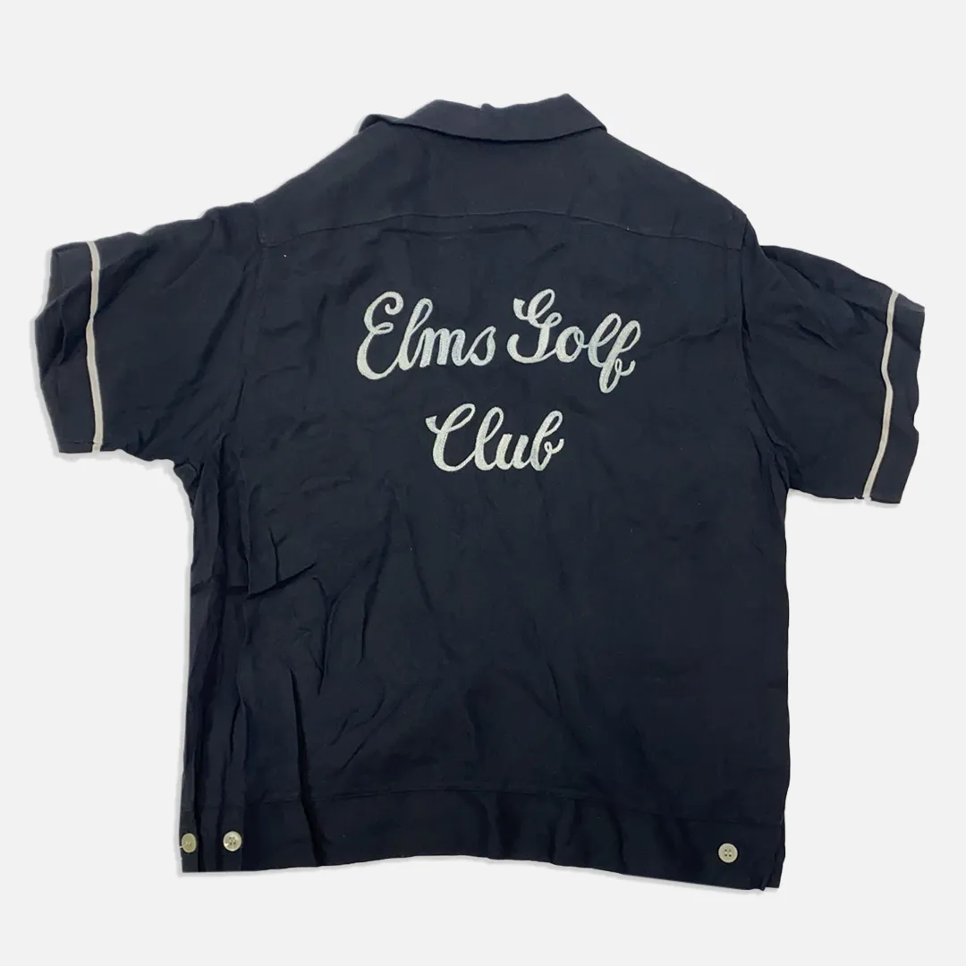 Vintage Bowling Black T 1950s-1960s