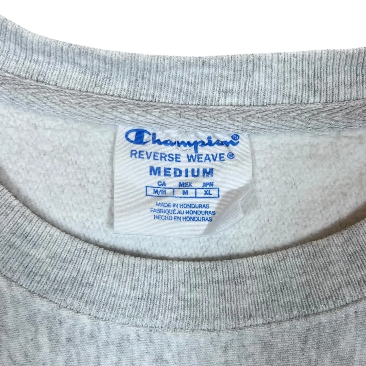 Vintage Champion Reverse Weave DOLPHIN CAY "Atlantis" Spellout Graphic Crewneck Sweatshirt