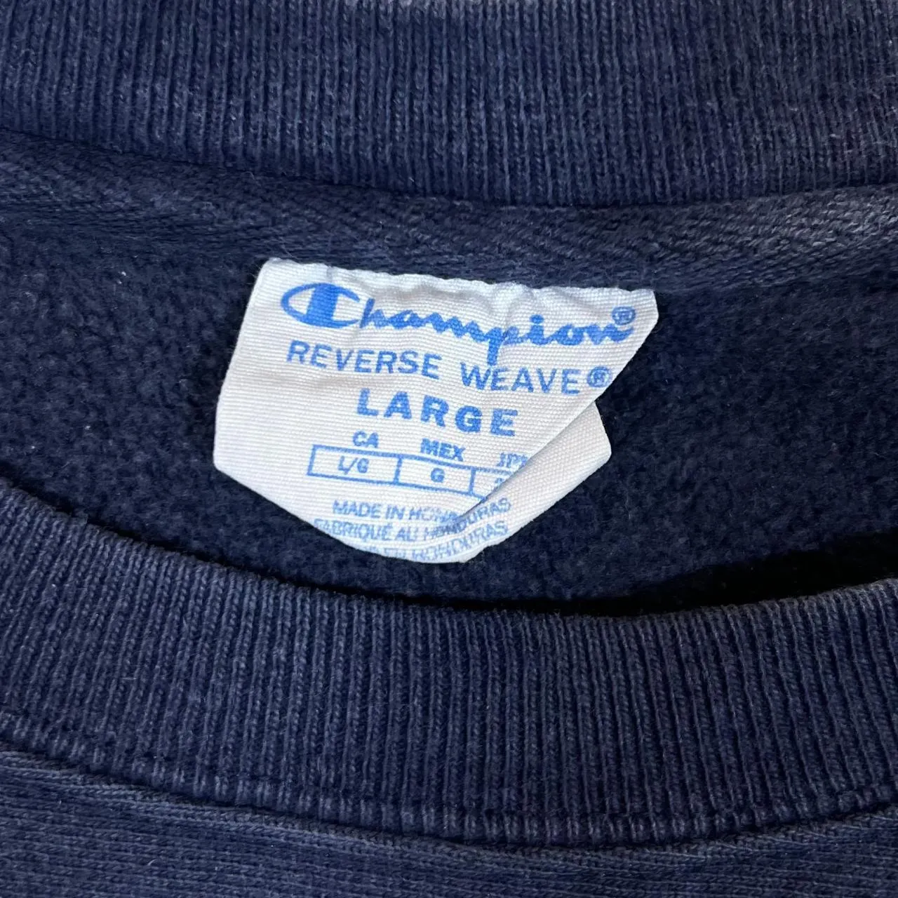 Vintage Champion Reverse Weave SUN VALLEY College Spellout Graphic Crewneck Sweatshirt