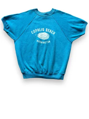 Vintage Copalis Beach Clam Short Sleeve Crewneck Sweatshirt SZ L | Barn Owl Vintage | Seattle True Vintage Sweatshirts