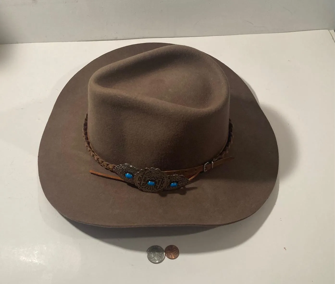 Vintage Cowboy Hat, Silver Spur, Hondo, Size 7 1/4, Nice, Quality, Cowboy, Western Wear, Rancher, Sun Shade, Very Nice Hat