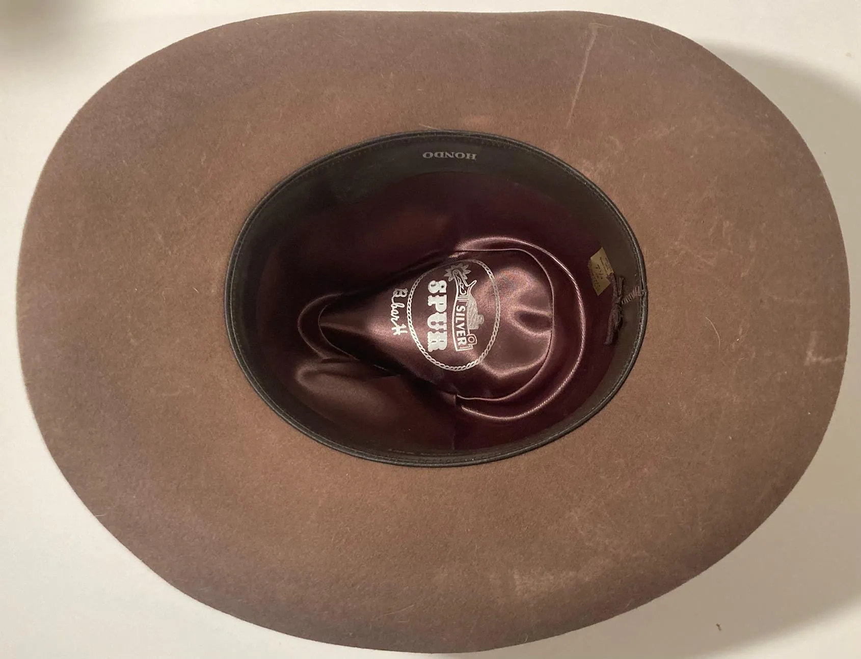 Vintage Cowboy Hat, Silver Spur, Hondo, Size 7 1/4, Nice, Quality, Cowboy, Western Wear, Rancher, Sun Shade, Very Nice Hat