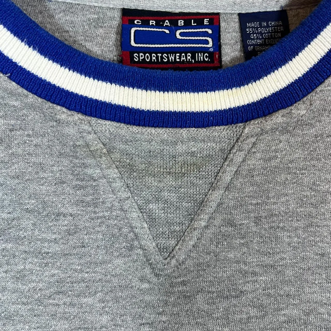 Vintage Crable Sportswear KENTUCKY Embroidered Big College Spellout Crewneck Sweatshirt