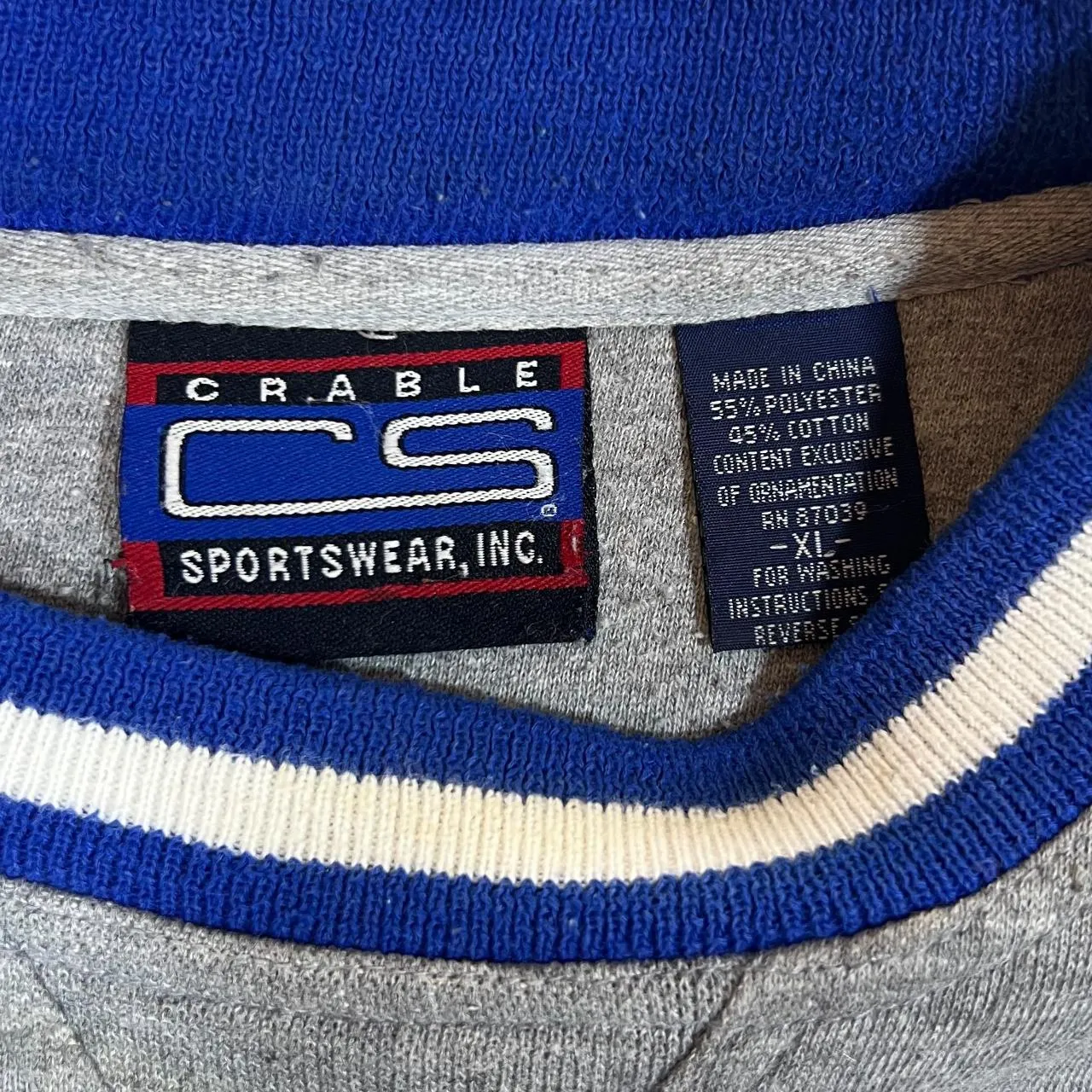 Vintage Crable Sportswear KENTUCKY Embroidered Big College Spellout Crewneck Sweatshirt