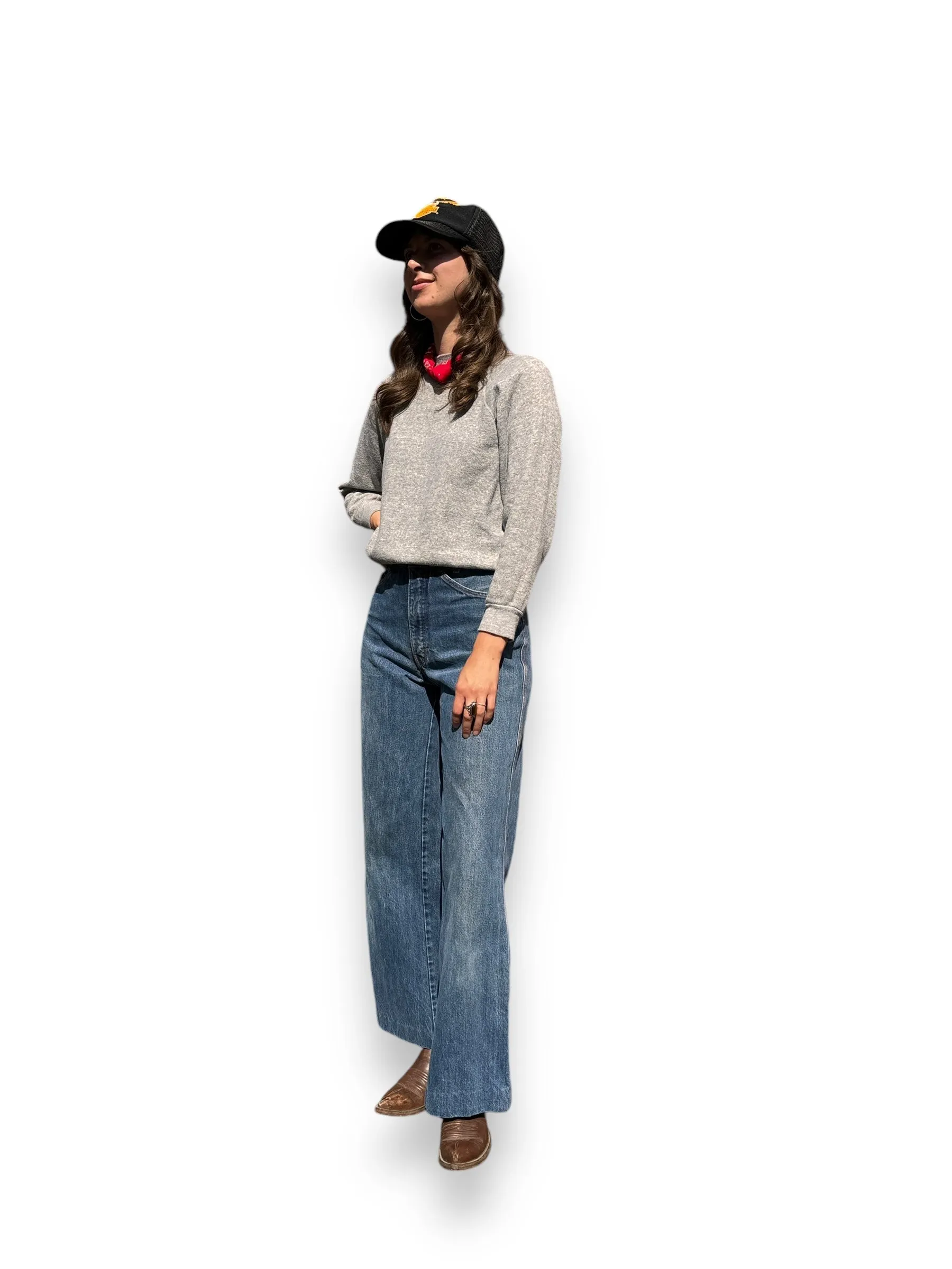 Vintage Creslan Cotton Blend Crewneck S
