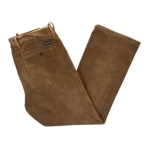 Vintage DOCKERS D1 Classic Brown Corduroy Cord Straight Leg Trousers