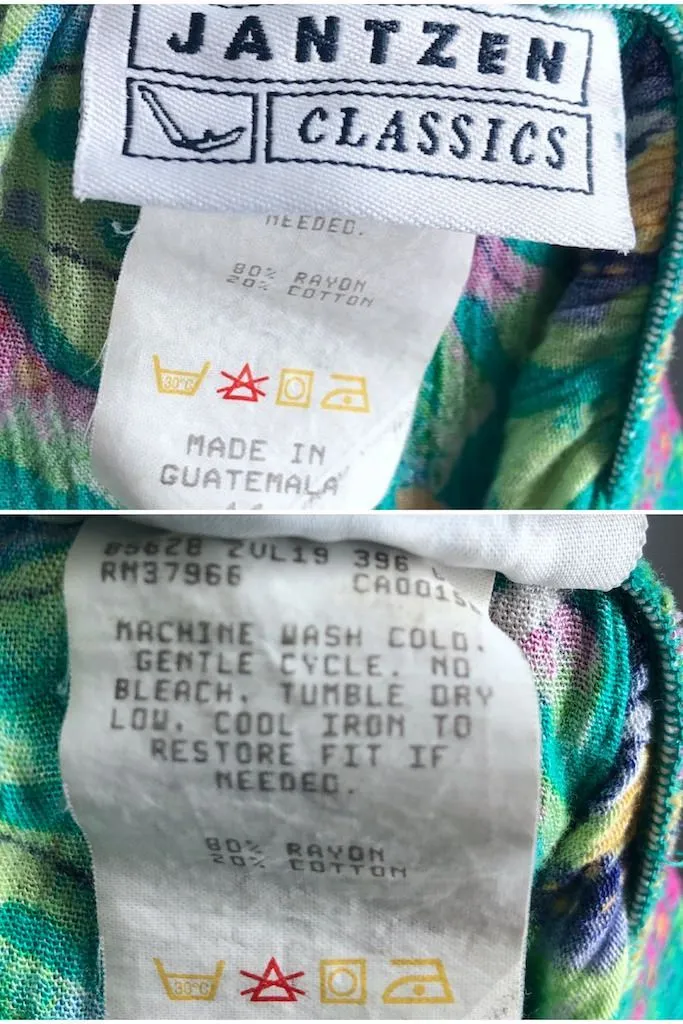 Vintage Jantzen Hawaiian Print Shorts