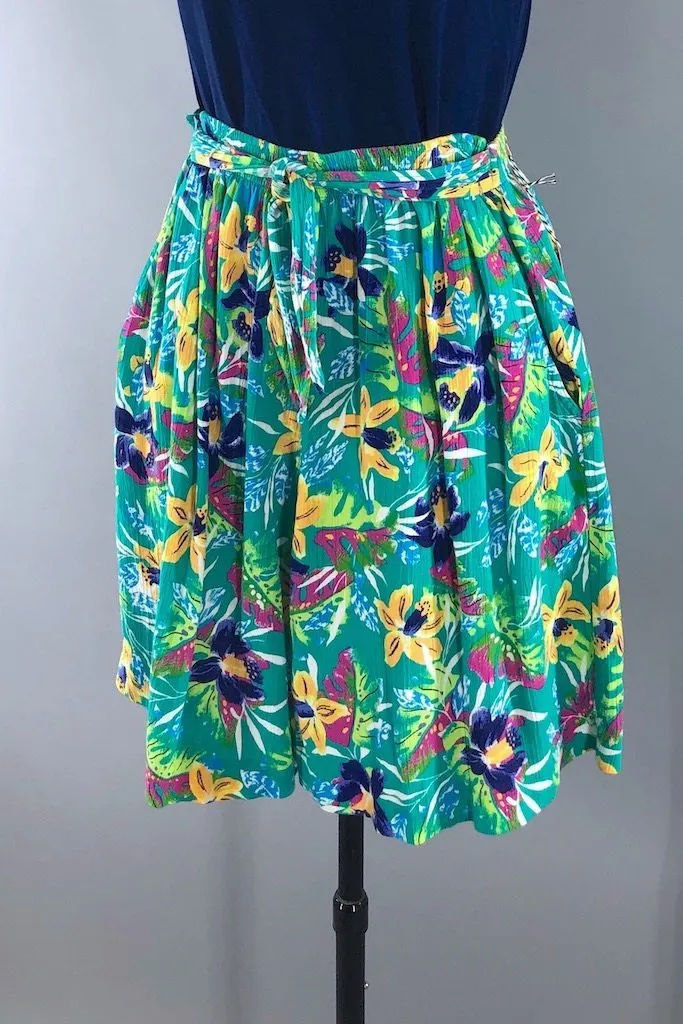 Vintage Jantzen Hawaiian Print Shorts