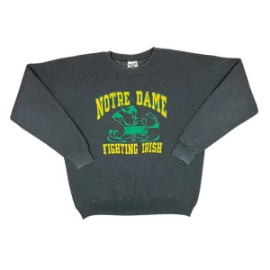 Vintage Lee NCAA NOTRE DAME FIGHTING IRISH College Graphic Crewneck Sweatshirt