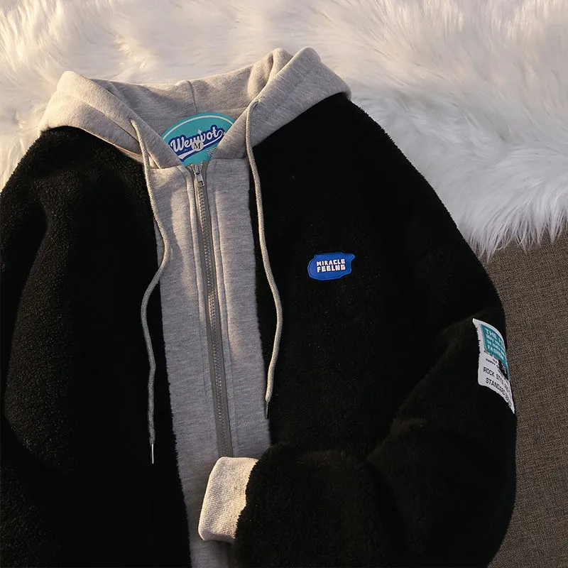 Vintage Letter Embroidery Sweatshirts
