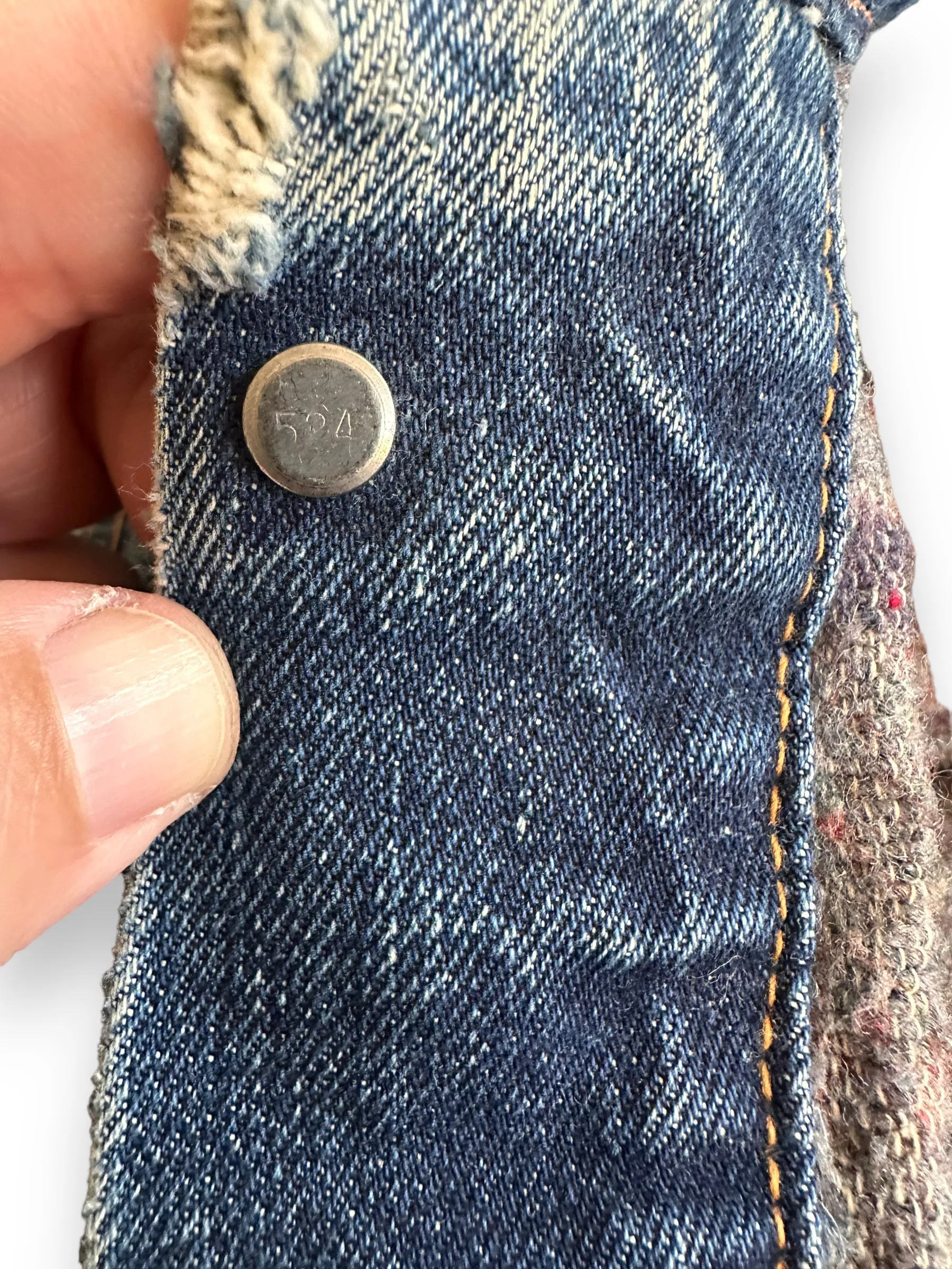 Vintage Levi's Big E Blanket Lined 70505 Denim Jacket SZ 40 | Vintage Denim Workwear Seattle | Seattle Vintage Denim