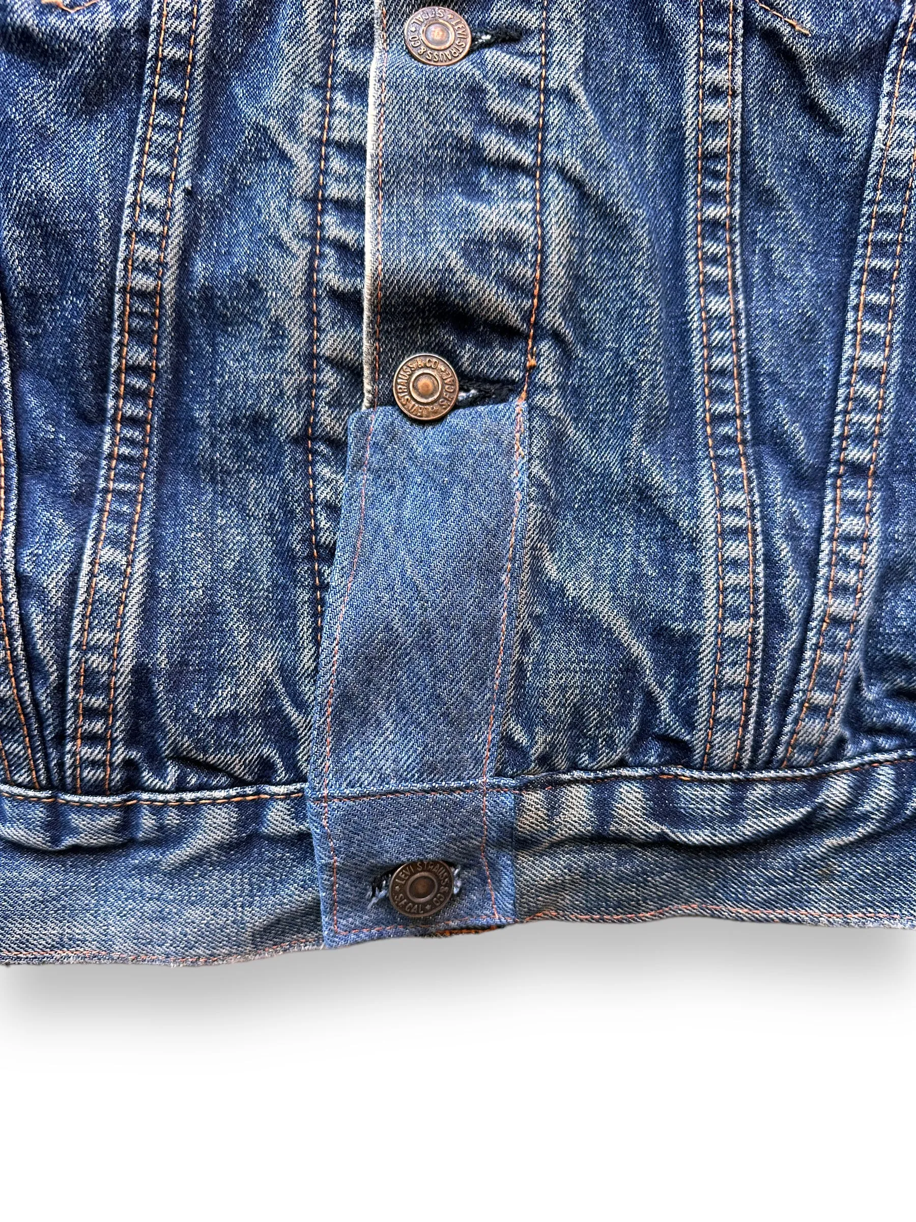 Vintage Levi's Big E Blanket Lined 70505 Denim Jacket SZ 40 | Vintage Denim Workwear Seattle | Seattle Vintage Denim